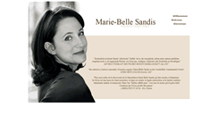 Desktop Screenshot of marie-belle-sandis.com